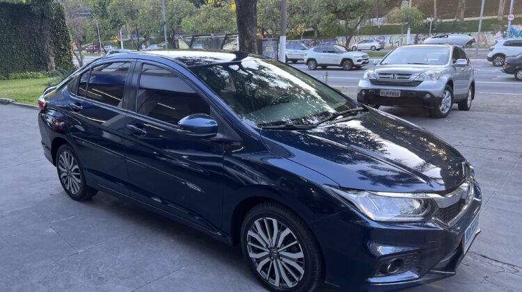 City EXL 1.5 Automático CVT 2018 Azul Flex – Top de Linha