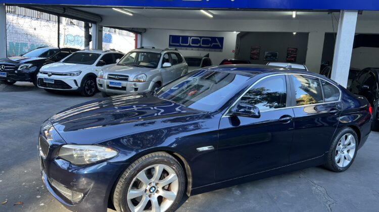 BMW 528i 2.0 Turbo 245 CV Automático 2012/2013 Azul – Blindada Nivel III-A Cart