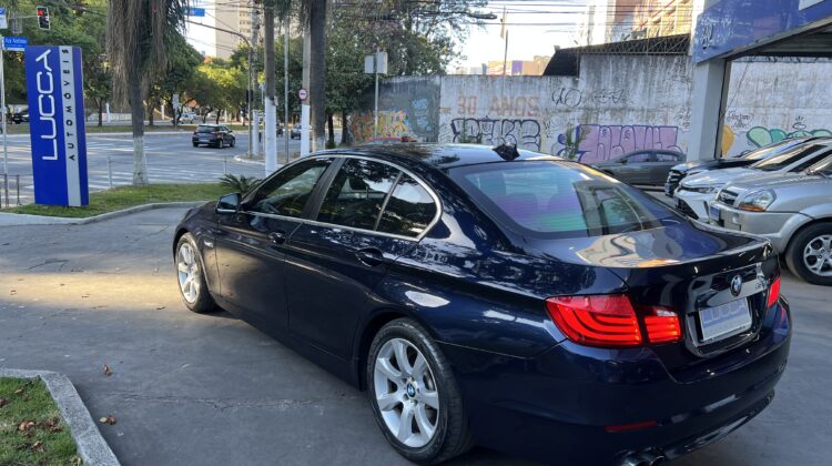 BMW 528i 2.0 Turbo 245 CV Automático 2012/2013 Azul – Blindada Nivel III-A Cart