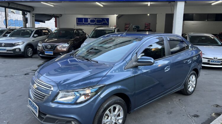 Prisma LTZ 1.4 Automático 2014 Azul Flex Completo