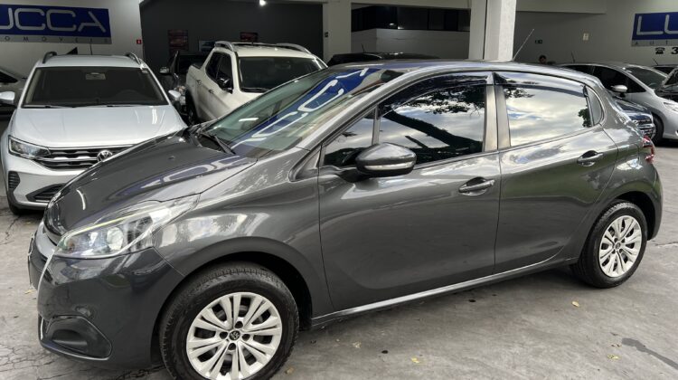 Peugeot 208 1.2 Active 2019/2019 Cinza Flex Completo