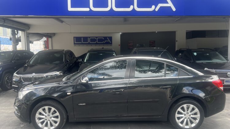 Cruze LT 1.8 Automático 2015 Preto Flex Completo