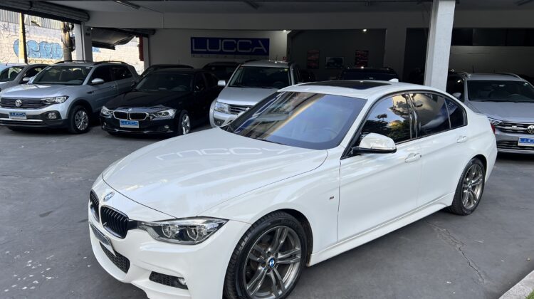 BMW 320i 2.0 Turbo Sport GP Active Flex 2017 Branca com teto solar – Blindada Nível III-A