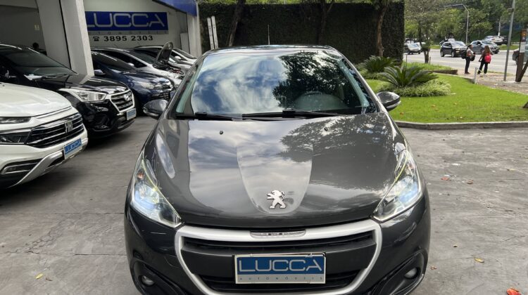 Peugeot 208 1.2 Active 2019/2019 Cinza Flex Completo
