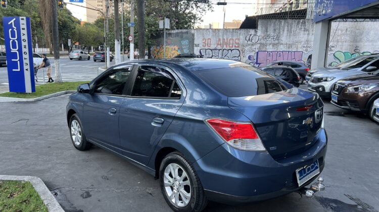 Prisma LTZ 1.4 Automático 2014 Azul Flex Completo