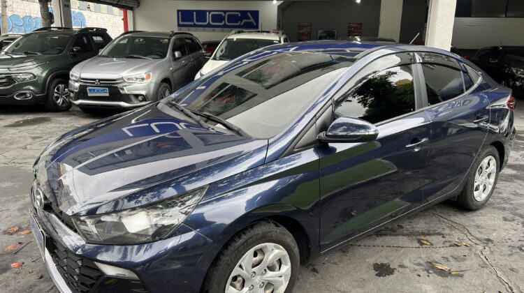 HB20S 1.0 Comfort 2022/2023 Azul Flex Completo