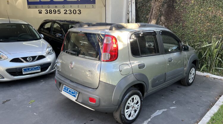 Uno 1.4 Way 2012 Cinza Flex Completo