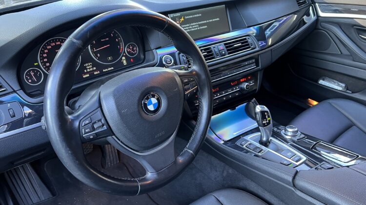 BMW 528i 2.0 Turbo 245 CV Automático 2012/2013 Azul – Blindada Nivel III-A Cart