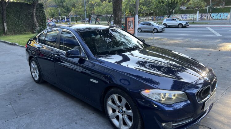 BMW 528i 2.0 Turbo 245 CV Automático 2012/2013 Azul – Blindada Nivel III-A Cart