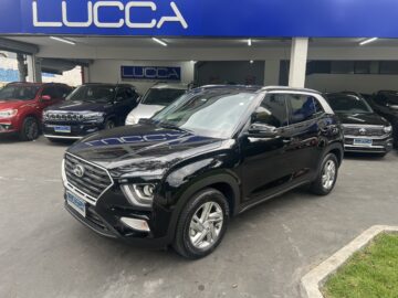 Creta 1.0 turbo Comfort Automático 2023 Preto Flex Completo