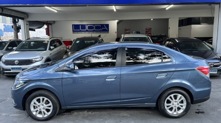Prisma LTZ 1.4 Automático 2014 Azul Flex Completo