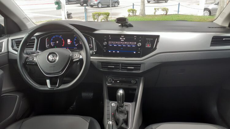 Polo Highline 1.0 TSI 200 Automático 2018/2019 Preto Flex Completo