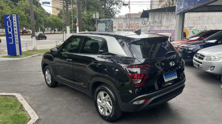 Creta 1.0 turbo Comfort Automático 2023 Preto Flex Completo