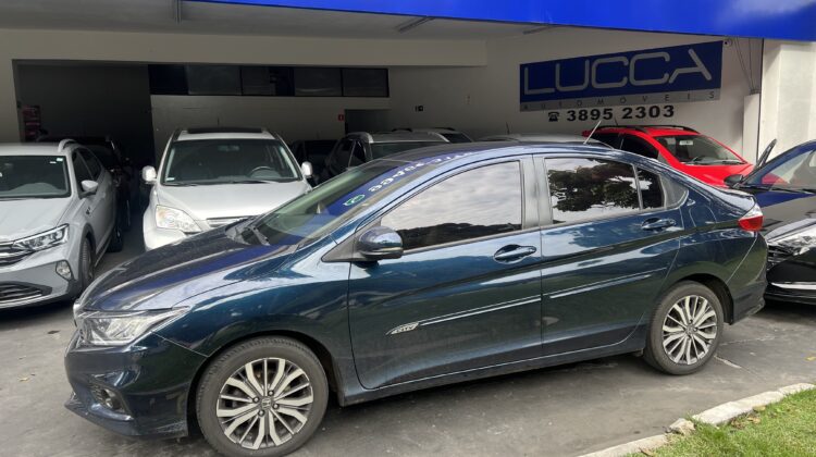 City Personal 1.5 Automático CVT 2019/2019 Azul Flex Completo