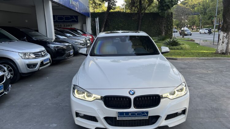 BMW 320i 2.0 Turbo Sport GP Active Flex 2017 Branca com teto solar – Blindada Nível III-A