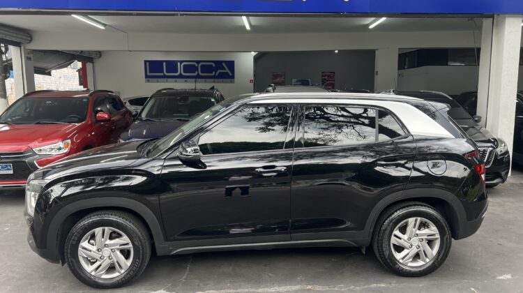 Creta 1.0 turbo Comfort Automático 2023 Preto Flex Completo