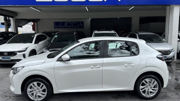208 Active 1.6 Automático 2022 Branco Flex Completo