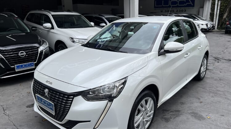 208 Active 1.6 Automático 2022 Branco Flex Completo