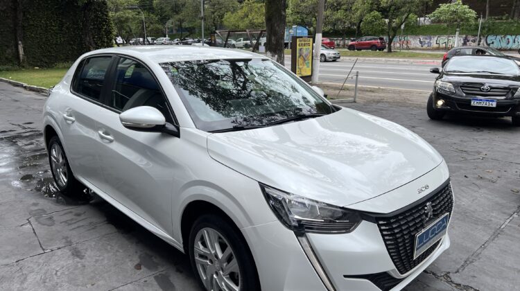 208 Active 1.6 Automático 2022 Branco Flex Completo