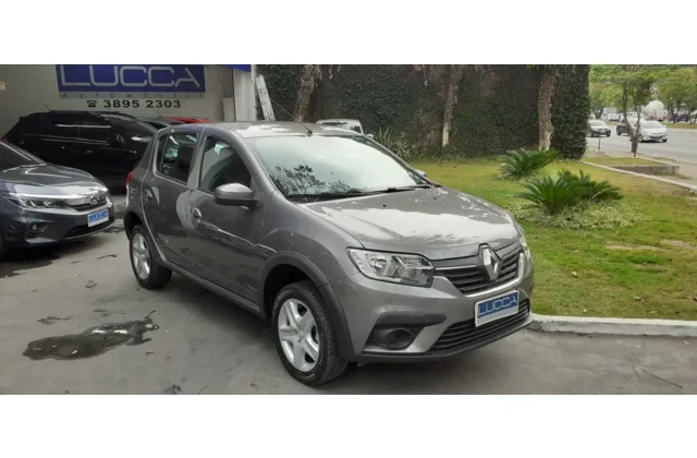 Sandero 1.6 Zen X-Tronic (Aut) 2020 Cinza Flex Completo