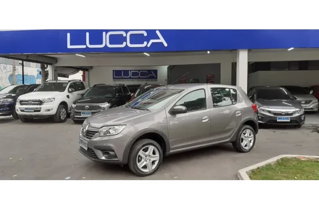 Sandero 1.6 Zen X-Tronic (Aut) 2020 Cinza Flex Completo