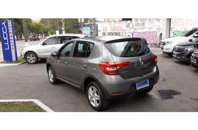 Sandero 1.6 Zen X-Tronic (Aut) 2020 Cinza Flex Completo