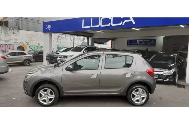 Sandero 1.6 Zen X-Tronic (Aut) 2020 Cinza Flex Completo